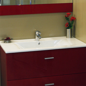 Plan vasque en céramique CÉRAPLAN - 60 cm