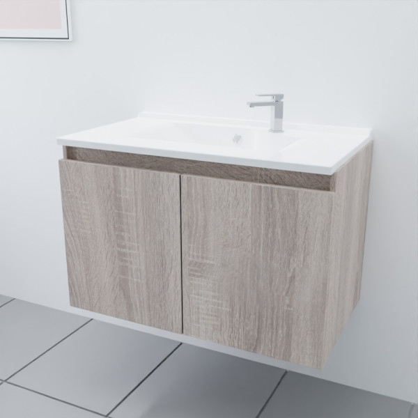 Meuble simple vasque PROLINE 80 cm - Cambrian oak