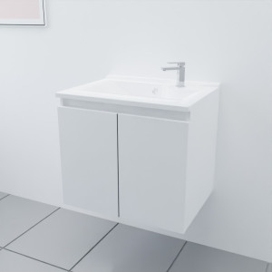 Caisson simple vasque PROLINE 60 - Blanc brillant