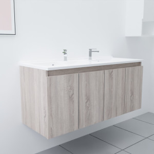 Caisson double vasque PROLINE 120 - Cambrian oak