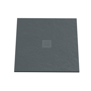 Receveur de douche 90x90 cm extra plat - gris anthracite - DIAMANT