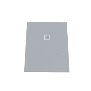 Receveur de douche 120x90 cm extra plat - gris ciment - DIAMANT