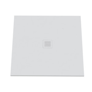 Receveur de douche 100x100 cm extra plat - blanc - DIAMANT
