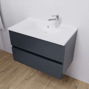 Caisson simple vasque ROSALY 80 - Gris brillant