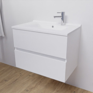 Caisson simple vasque ROSALY 70 - Blanc brillant