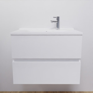 Caisson simple vasque ROSALY 70 - Blanc brillant