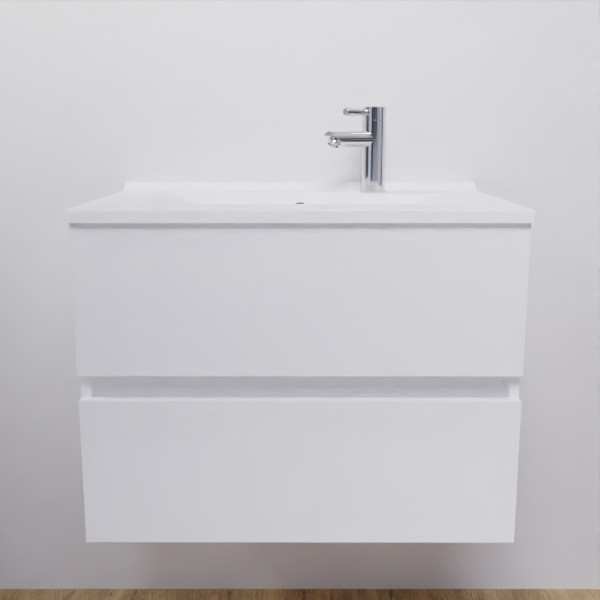 Caisson simple vasque ROSALY 70 - Blanc brillant