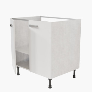 Meuble sous évier - 80 cm - Blanc