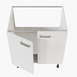 Meuble sous évier - 80 cm - Blanc