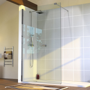 Paroi de douche fixe STURDY verre 10 mm - 120x200 cm
