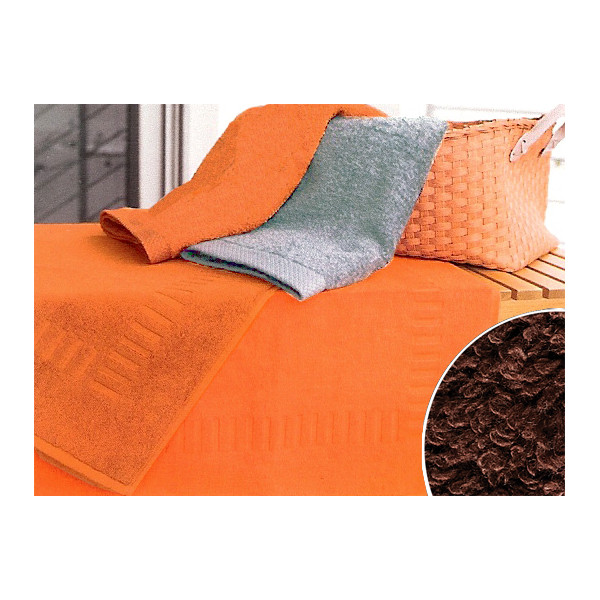 Serviette de bain 50x100 - Chocolat