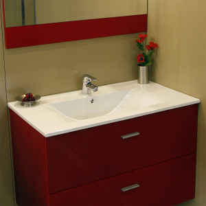 Plan vasque en céramique CÉRAPLAN - 80 cm