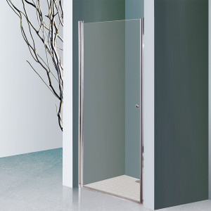 Porte de douche pivotante DYLANE sans cadre 90 cm - 6mm