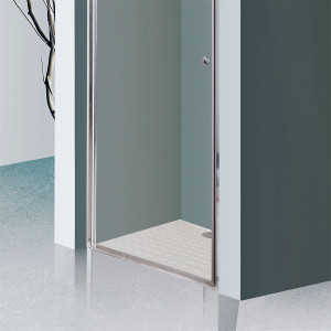 Porte de douche pivotante DYLANE sans cadre 90 cm - 6mm