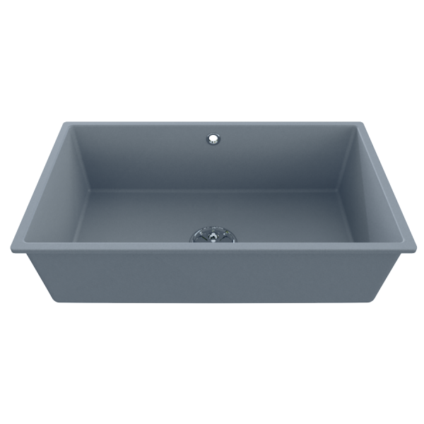 Cuve EVISTONE à encastrer ou à fixer par dessous 74x44 cm - Cromo