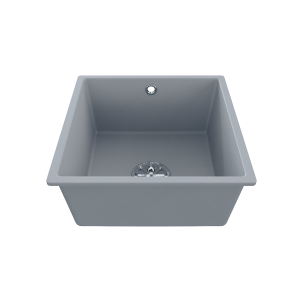Cuve EVISTONE à encastrer ou à fixer par dessous 44x44 cm - Cromo