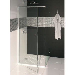 Receveur de douche blanc ultraplat 2.5cm  RESISOL - 90x90cm