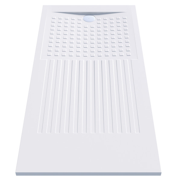 Receveur de douche blanc découpable 3.5cm OASIS - 170x70cm