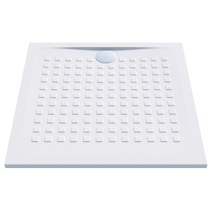 Receveur de douche blanc ultraplat 2.5cm  RESISOL - 90x90cm