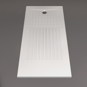 Receveur de douche blanc découpable 3.5cm OASIS - 170x70cm