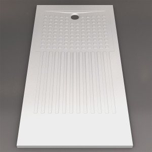 Receveur de douche blanc découpable 3.5cm OASIS - 190x90cm