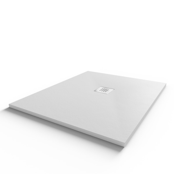 Receveur de douche blanc extraplat 2.2cm SLIM - 100x80cm