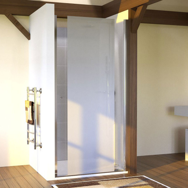 Porte de douche sablé pivotante SANDY sans cadre 80 cm - 6mm