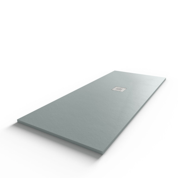 Receveur de douche gris béton extraplat 2.2cm SLIMMER - 170x70cm