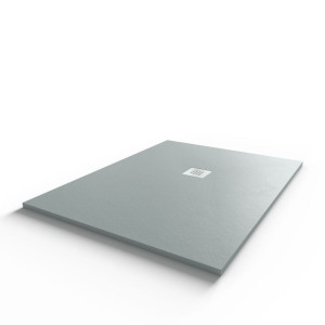Receveur de douche gris ciment extraplat 2.8cm LEVEL- 90x120cm