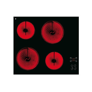 Plaque de cuisson vitrocéramique 4 feux GLEM