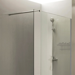 Paroi de douche fixe CALYPSO verre 8 mm - 90 cm