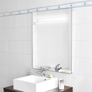 Miroir ELEGANCE 60x80 cm - éclairage intégré à LED et interrupteur sensitif