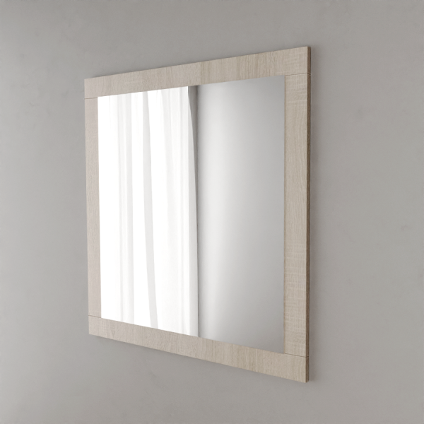 Miroir MIRALT décor cambrian oak sans applique - 90x109 cm