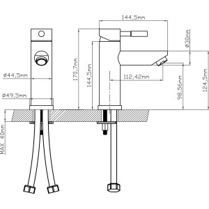 Mitigeur lavabo JENNY