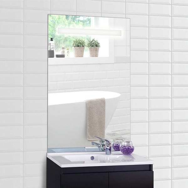 Miroir ELEGANCE 60x105 cm - rétro-éclairant à LED et interrupteur sensitif