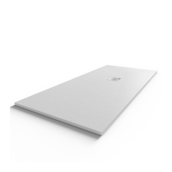 Receveur de douche 180x80 cm extra plat - blanc - DIAMANT