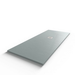 Receveur de douche 170x70 cm extra plat - gris ciment - DIAMANT