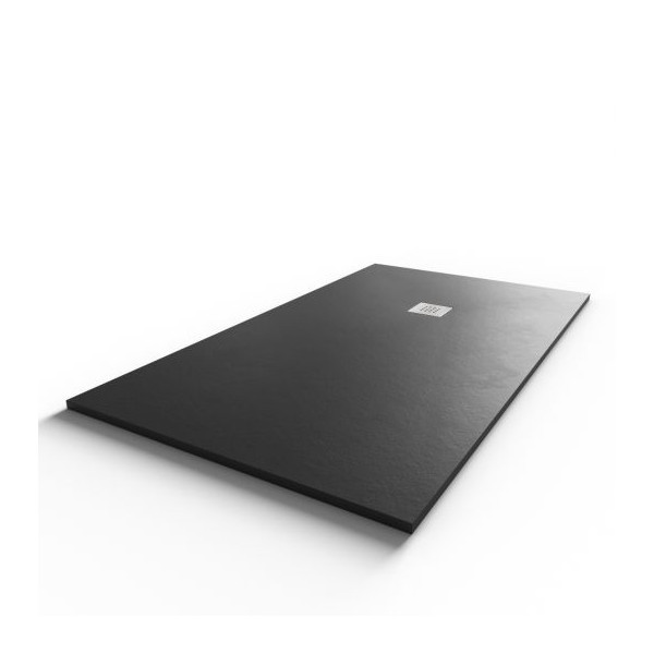 Receveur de douche 160x90 cm extra plat - gris anthracite - DIAMANT