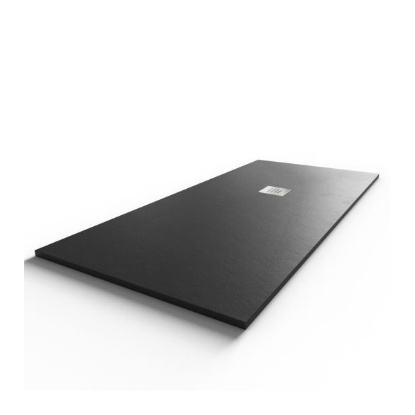 Receveur de douche 180x80 cm extra plat - gris anthracite - DIAMANT