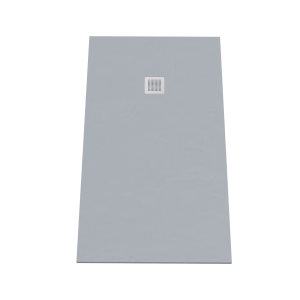 Receveur de douche 160x90 cm extra plat - gris ciment - DIAMANT