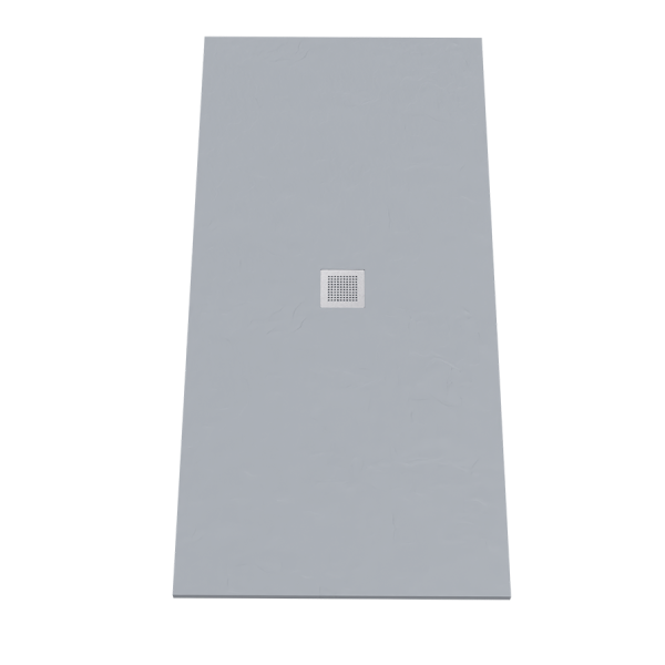 Receveur de douche 190x90 cm extra plat - gris ciment - DIAMANT