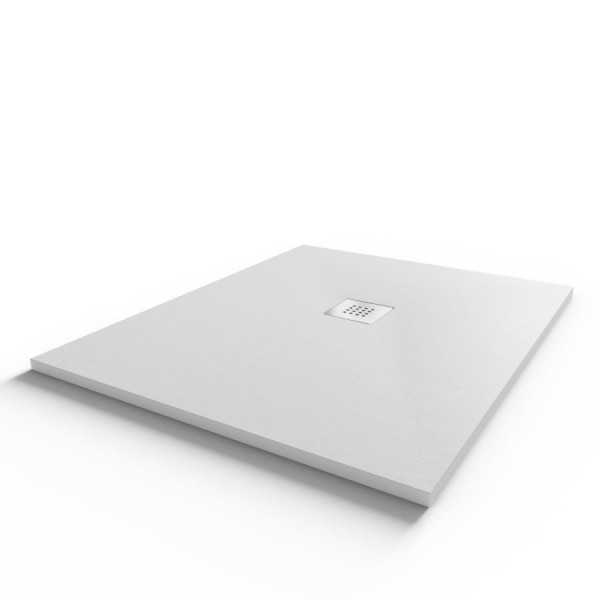 Receveur de douche 100x80 cm extra plat - blanc - DIAMANT