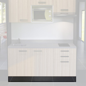Plinthe pour meuble de cuisine 80 cm