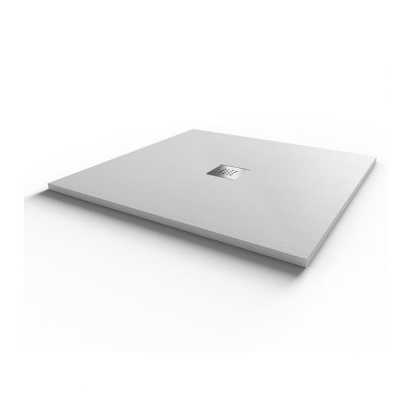 Receveur de douche 80x80 cm extra plat - blanc - DIAMANT