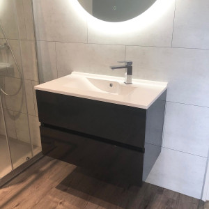 Caisson simple vasque ROSALY 70 - Gris brillant