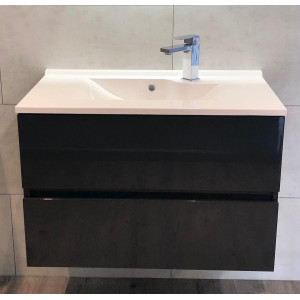 Caisson simple vasque ROSALY 80 - Gris brillant