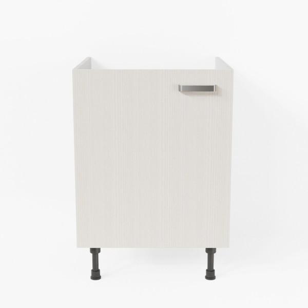 Meuble sous évier - 60 cm - Pin Blanc