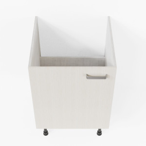 Meuble sous évier - 60 cm - Pin Blanc