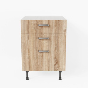 Meuble de cuisine bas - Casserolier - 60 cm - Bardolino