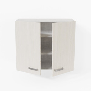 Meuble haut de cuisine - 80 cm - Pin Blanc